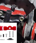 Shifter Bushing Kit for Honda B Series Linkage and Swaps, Polyurethane Shift Hardware Pin Clips, installation view