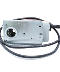 Heavy Duty Damper Actuator LMQ24A SR AC DC 24V 4Nm Torque Valve Controller rear view with cable connection.