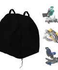 Kick Ass Miter Saw Cover Crafted From Thick Waterproof Oxford Cloth Featuring A Snug Drawstring Hem And Easy Grip Handles.