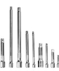 Top Notch 16 Piece Chrome Vanadium Socket Adapter Kit With Tough Extension Rods And Universal Joints For Pro Auto Shops And Home Garage Projects That Get The Job Done Super Fast, 8 chrome vanadium adapters