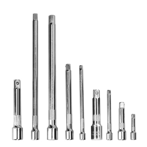 Top Notch 16 Piece Chrome Vanadium Socket Adapter Kit With Tough Extension Rods And Universal Joints For Pro Auto Shops And Home Garage Projects That Get The Job Done Super Fast, 8 chrome vanadium adapters