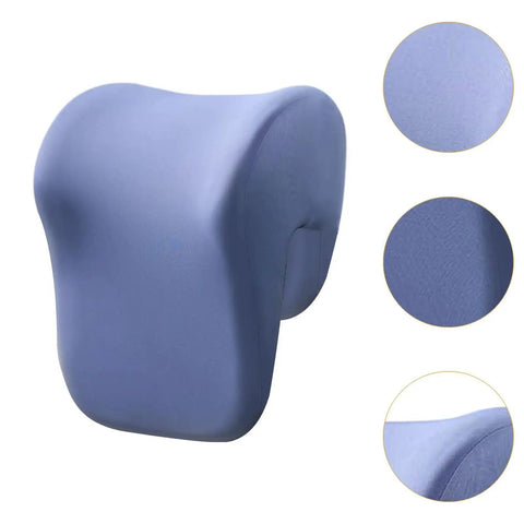 All Day Office Comfort Neck Pillow For Desk Memory Foam Headrest Washable Cover Multi Use Chair Cushion In Purple