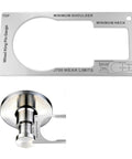 Pro Grade Fifth Wheel King Pin Gauge For Trailer Wear In Durable 304 Stainless Steel With Precision Laser Cut And Etched Markings Oil Resistant Wear Resistant Easy Read 1 Pack, J700 wear limits