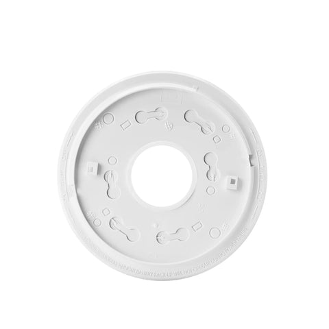 Mounting base for Hardwired Heat Detector With Battery Backup And Dual LEDs, Interconnect Ready For Garage Safety, 120V Power