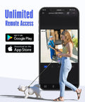 Person using phone with 5 In 1 8 Channel Hybrid Security DVR With H265 Plus, Remote Access, AI Detection, walking dog
