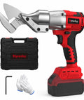 Cordless Metal Shears for Milwaukee 20V Max Tool Only, Brushless Motor For Fast Clean Cuts, No Cord Hassle, Lightweight and Durable for Aluminum, Copper, Stainless Steel, and Sheet Metal, Long Battery Life, Easy Cutting, with case and gloves