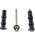 Top Mount Toilet Seat Hinge Replacement Kit With Expanding Rubber Nut Bolts, 2 Pack, Fits Most TOTO Toilets, blind hole fixing
