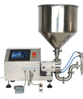 No Fuss Solid Build Single Head Stainless Steel Liquid And Paste Filling Machine Featuring Digital LCD Screen Anti Drip Spout.