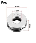 51100 thrust ball bearings, 10x24x9 mm, bearing steel, single-row, 5 pcs
