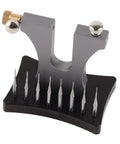 Eight Pin Watch Screw Extractor Set shown with high hardness alloy material for watch repair, removing rusted or stripped screws.