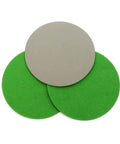 Grab These 30 Pcs 4 Inch Silicon Carbide Sanding Discs With Hook And Loop Back For Smooth Polishing And Heavy Duty Prep Jobs Across All Grit Levels From Rough To Razor Sharp Finish, featuring three sanding discs.