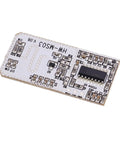 Microwave Sensing Module For Garage Lighting And Building Automation, Compact Single Board Motion Detector With High Frequency Transceivers For Space Constrained Installations, Suitable For Security, Outdoor And Commercial Residential Use, white PCB board