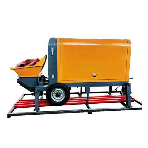 Beast Mode Portable Concrete Mixer Pump Integrated Cement Blending Unit Heavy Duty Build for mobile concrete mixing and pumping.
