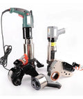 Heavy Duty Hydraulic Torque Wrench One Inch Square Drive Pro Shop Workhorse Built Tough For Every Day Use With Aluminum Alloy tools collection with different attachments.