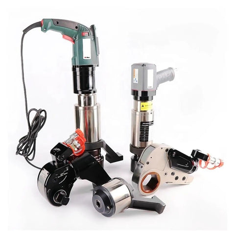 Heavy Duty Hydraulic Torque Wrench One Inch Square Drive Pro Shop Workhorse Built Tough For Every Day Use With Aluminum Alloy tools collection with different attachments.