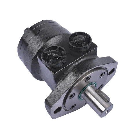 Hydraulic Motor Mount Replacement For Char Lynn 101 1701 009 And Eaton 101 1701 with 58 CM3 per revolution and two-bolt mount