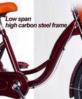 Adult Three Wheel Tricycle With Pedals Cargo Trike With Back Cabin Front And Rear Brakes Hydraulic Front Fork Pneumatic Spoke Tires Heavy Duty Load 330 Pounds Adjustable Handlebar And Saddle high carbon steel frame