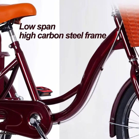 Adult Three Wheel Tricycle With Pedals Cargo Trike With Back Cabin Front And Rear Brakes Hydraulic Front Fork Pneumatic Spoke Tires Heavy Duty Load 330 Pounds Adjustable Handlebar And Saddle high carbon steel frame