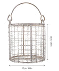 Hella Solid Stainless Steel Ultrasonic Cleaner Basket With Swinging Handle And Fine Mesh Grid Drop Right In For Jewelry Lab Parts Cleaning Bad Boy Universal Fit Heavy Duty Precision Filter Basket Tray, 10cm size.