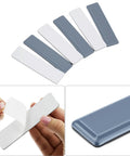 Furniture Sliders For Carpet, Hardwood And Tile Floors, 16 Pack 1 Inch By 4 Inch Rectangular Self Adhesive Pads, PTFE And EVA Floor Protectors For Easy Moving And Protecting Surfaces