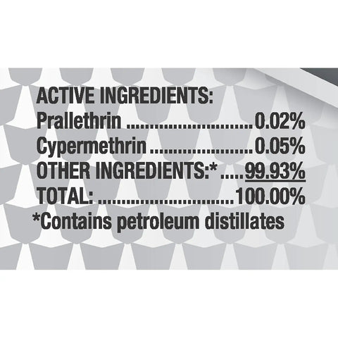 Active ingredients list for Straight Shooting Flying Insect Killer Spray For Wasps And Hornets With A Powerful Jet Stream.