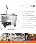 Compact Commercial Mobile Fryer Filter Machine W 18L Oil Drain Cart Truck Separator System For Fast Food Biz with 304 stainless steel design.