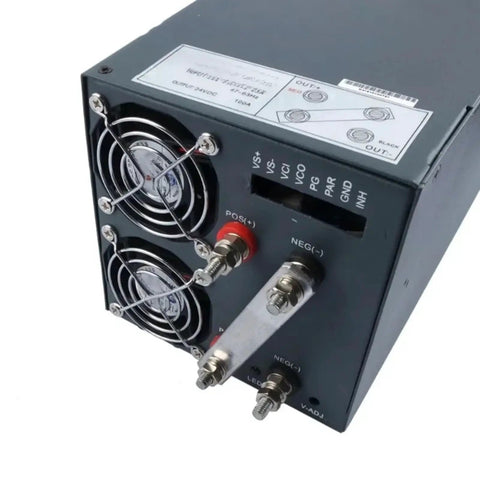 Knockout Industrial Switching Power Supply Converts Ac 220 Volts Into Relentless Dc 24 Volts At 50 Or 100 Amps Delivering A True 2.4 Kilowatts for heavy equipment.