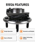 Front Wheel Hub And Bearing Assembly For 2009 2010 Dodge Ram 1500 And 2011 Ram 1500 With ABS 5 Lug Replacement Wheel Hub Carrier