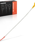 Stainless Steel Engine Dipstick For G80 2018 2020 And Genesis Sedans 3.8L V6 5.0L V8 Check Oil Level With 32.2 Inch Total Length Measuring Rod And Easy Replacement, shown with packaging.