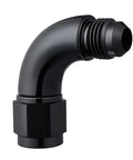 AN6 Female To AN6 Male Full Flow Swivel 90 Degree Coupler Union Fitting Adapter Aluminum 6061 T6 Beefy Performance