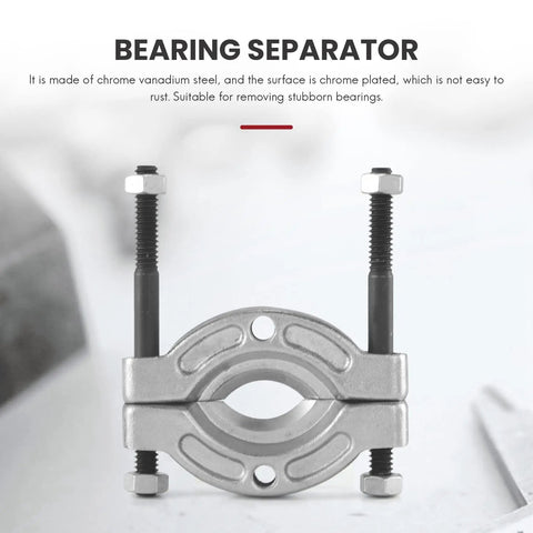 Heavy Duty Bearing Separator And Puller Tool For 10mm To 30mm Bearings 1 Inch Splitter Bearing Removal Tool Pro Grade Steel Construction