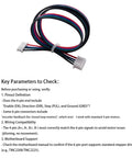 4 Pack Nema 17 Stepper Motor Cables With Ridiculously Slick XH2.54 To PH2.54 Plugs 500Mm Length for 3D printer mods wiring harness