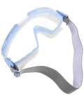 Heavy Duty Blue Safety Goggles With Anti Fog Ventilation And Side Shields to keep your peepers locked up tight against flying debris dust and splashes on any rough job site view from the side.