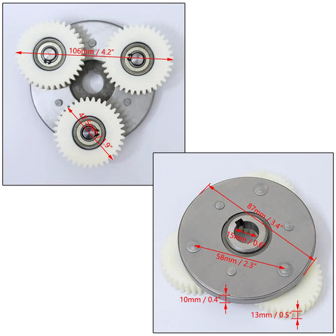 Beefy 36T Nylon Planetary Gear Clutch Kit For EBike Transmission Replacement 500W 750W Bafang Motors Durable Metal Gear Set With Solid Build And Easy Install