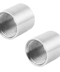 Pair of Stainless Steel 304 Pipe Coupling 3/4 Inch Female To 3/4 Inch Female Threaded Fitting Pack Of 2 for plumbing
