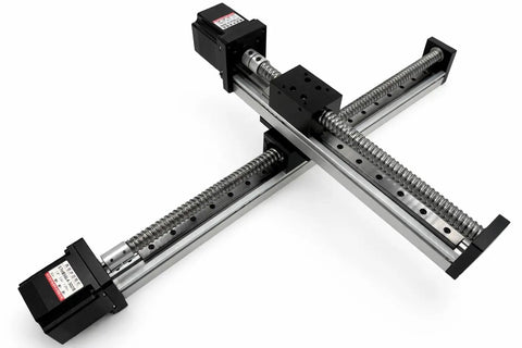 Heavy Duty Ball Screw Linear Slide Table With 30 KG Load Rating Smooth Precision Motion Stage Built Tough For Maker Rigs, 1200 mm assembly.