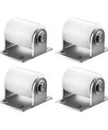 Heavy Duty 25x30mm Slide Gate Guide Rollers Four Pack Nylon Gate Rollers With Post Welded Bracket Sealed Ball Bearing Assembly