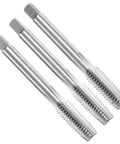 Boss Level 3 Piece Hand Tap Set Features 3 8 16 Unc Right Hand Taper Plug And Bottom Threads Built With Slick 9CrSi Alloy Steel.
