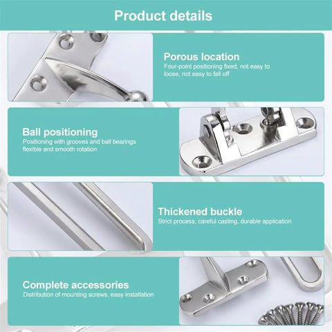 Built Tough Zinc Alloy Door Chain Lock For Front Door With Swing Bar Guard details and features
