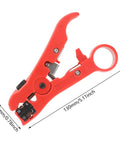 Gimme Those RG59 And RG7 Cables Stripped With Ease Using This Badass Multifunction Electric Pliers Tool That Cuts Like A Dream, red design.