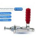 Close-up of pneumatic hold-down clamp from 20 Piece Pneumatic Hold Down Clamps Set For Fixture Testing And Welding Inspection