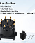 Marine Grade Distributor Cap And Ignition Rotor Kit For Marinized 5.0L 5.7L 350 V8 MerCruiser GM Engines With Delco HEI