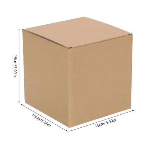 Six Pack Kraft Corrugated Boxes For Moving And Mailing, 5.91 inch heavy duty cardboard box stackable anti collision design