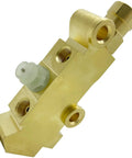 Premium Universal Brass Disc To Disc Brake Proportioning Valve For Classic Trucks Show Rigs And Hot Rods with detailed brass design.