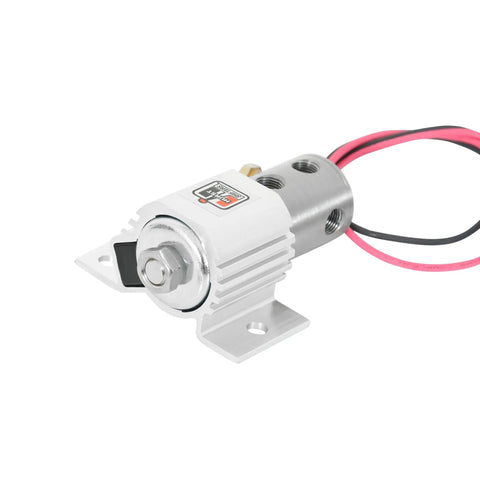 Roll Control Valve 1745000 For Drag Racing Lock Front Wheels To Ensure Consistent Burnouts Solenoid Driven Lock mounted with red and black wires