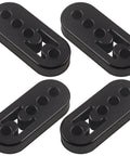 Heavy Duty Rubber Exhaust Hanger 4 Pack With 4 Holes Adjustable Muffler Hanger Universal Exhaust System Insulator Bushing Mount