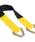 2 Inch By 24 Inch Premium Axle Tie Down Strap With D Rings, Heavy Duty Cargo Tie Down For Hauling, 3333 Lbs Working Load Limit And 10000 Lbs Break Strength, One Color