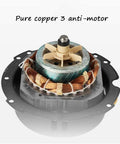 Heavy Duty Standing Misting Fan With Beastly 3 Speed Cooling Airflow And Wide Angle Oscillation motor component with pure copper wiring.