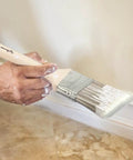 Wood Stain Brush Set With Angled Sash And Flat Brushes For Baseboards Trim Cabinets And Fence Staining In One 5 Pack