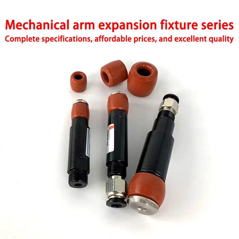 Mini Pneumatic Mechanical Arm With Silicone Head Gripper For Internal Support Expansion Fixture And Precision Small Part Handling